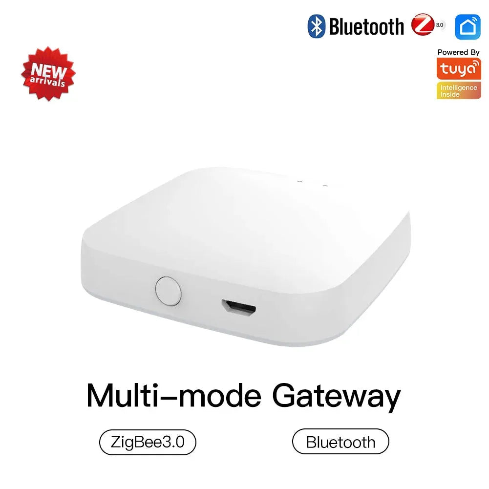 Multi Mode Smart Hub with Zigbee WiFi and Bluetooth Control