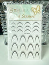 5D French style nail stickers - PMMNAPOLES