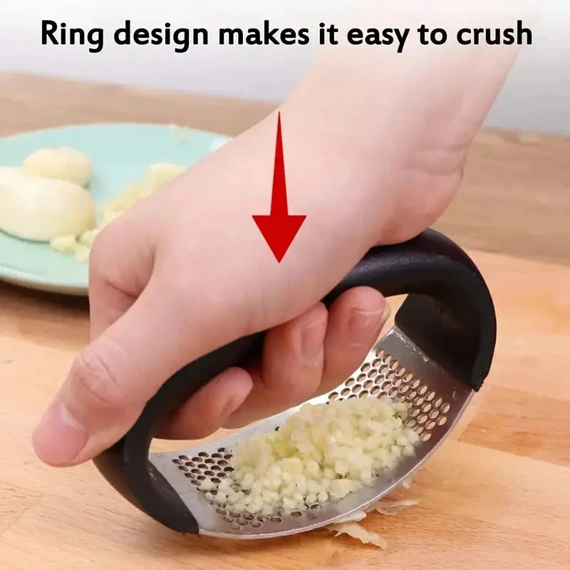 Stainless Steel Garlic Press Manual Mincer Dishwasher Safe