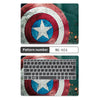 Captain America shield laptop skin, pattern WK-654