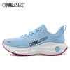 Light blue breathable running shoes for men