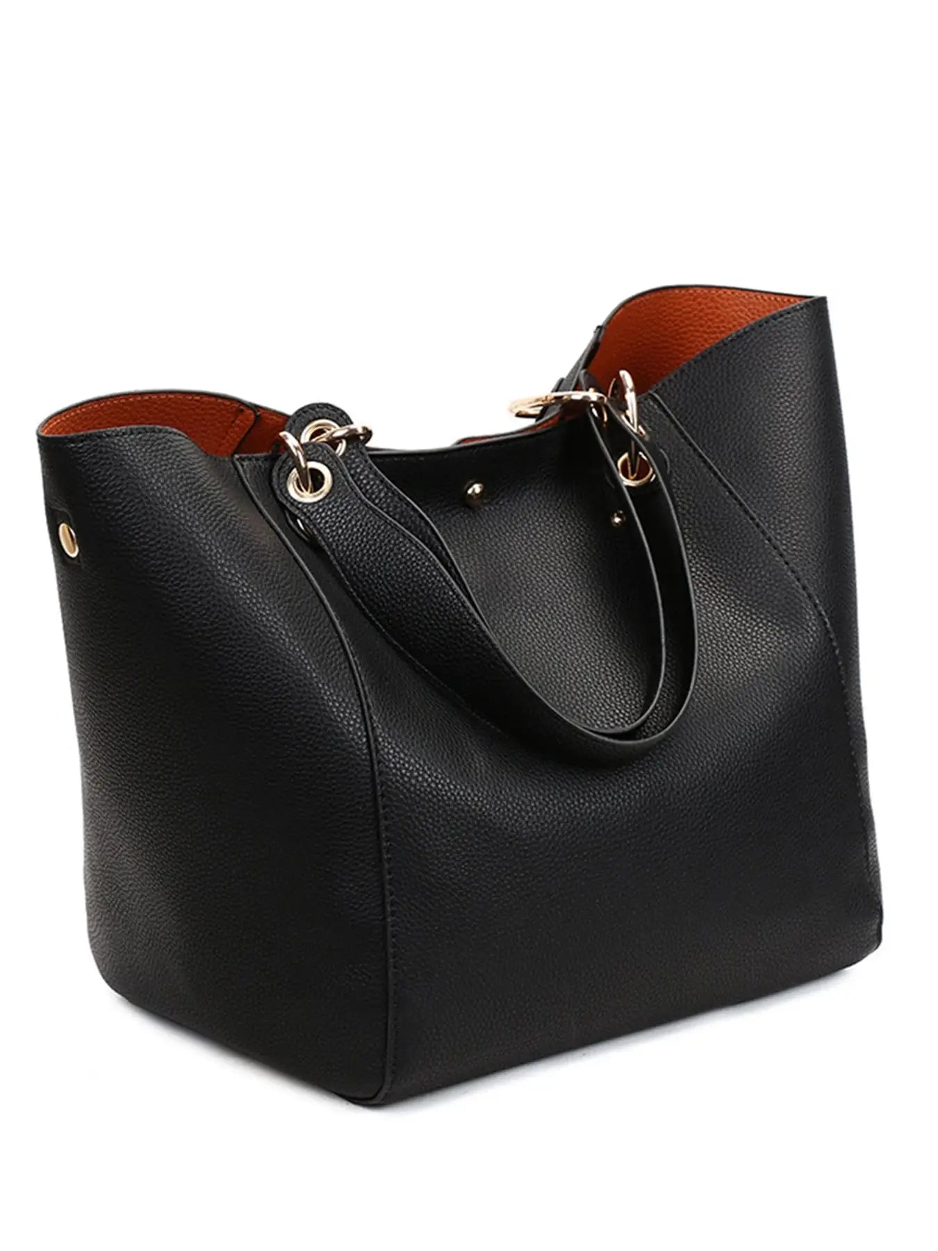 Women’s Large PU Leather Tote Bag – Waterproof Top-Handle Shoulder Handbag for Work, Shopping & Daily Use