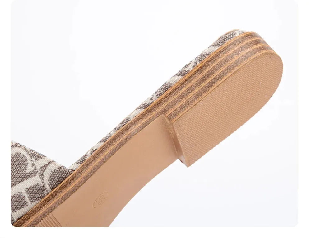 Women Slip On Canvas Slippers with Soft Sole Comfort Design