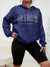 Navy Los Angeles hoodie for women