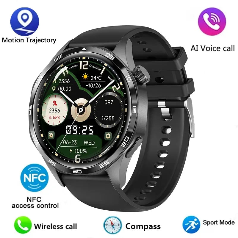 GT5 Pro Smartwatch with GPS Motion Tracking HD Display NFC