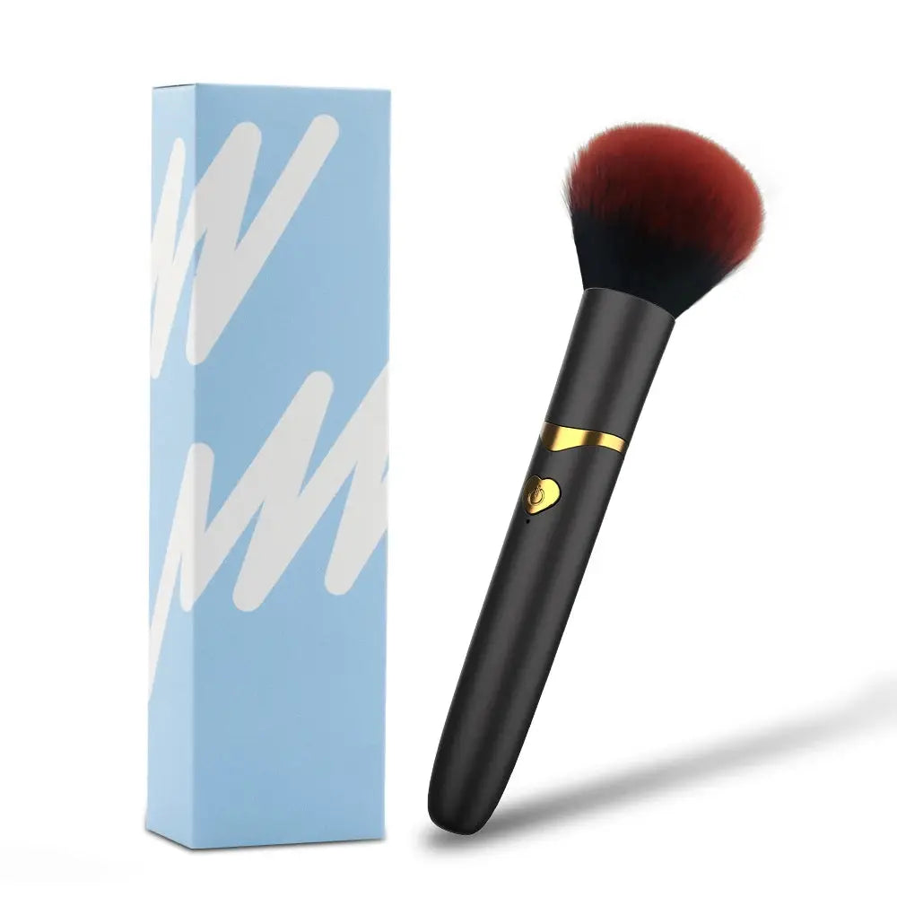 2-in-1 Electric Makeup Brush with 7 Vibration Modes Rechargeable & Soft