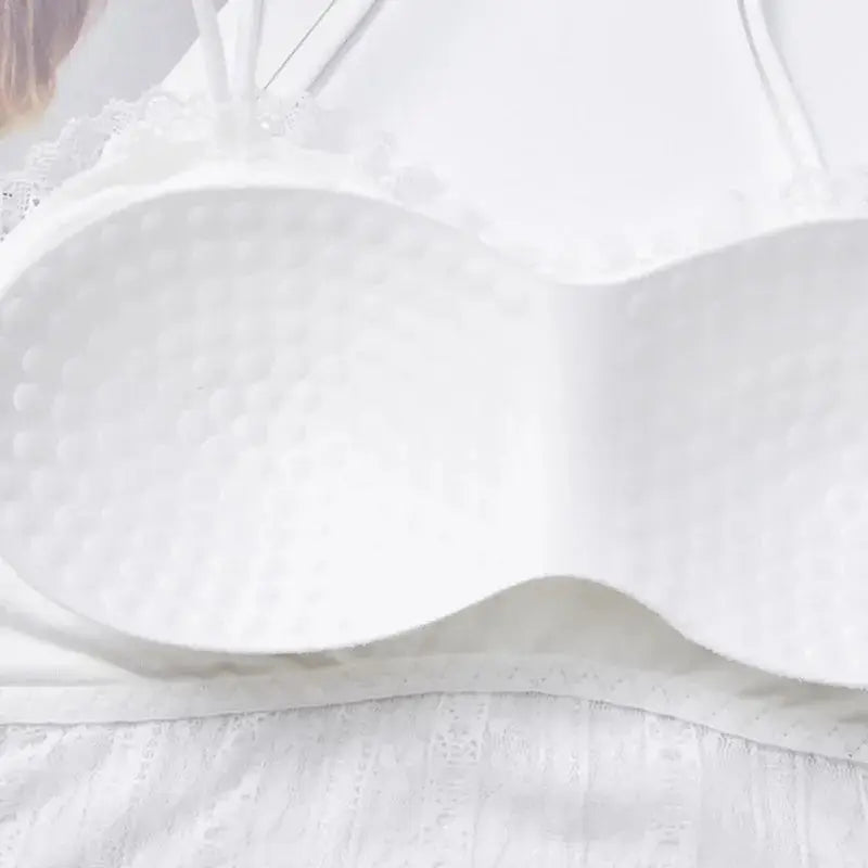 Lace Hollow Out Bralette Tank Top for Women Breathable Soft Fit with Adjustable Straps