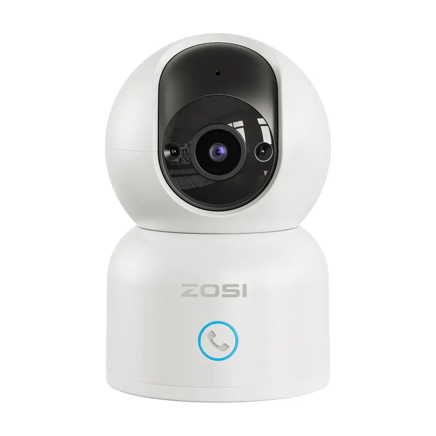 360° Indoor WiFi Security Camera PTZ with AI Tracking, HD Night Vision & Baby Monitor Mode
