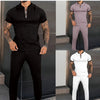 Men's short-sleeved pantsuit