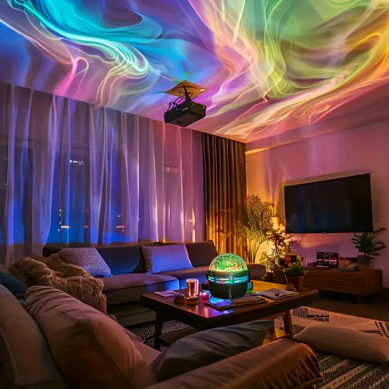 Aurora Borealis LED Projector with Remote and Galaxy Effects