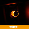 Yellow USB LED light in car socket