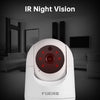 IR night vision capability of surveillance camera