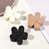 3 flower shaped hair clips for women