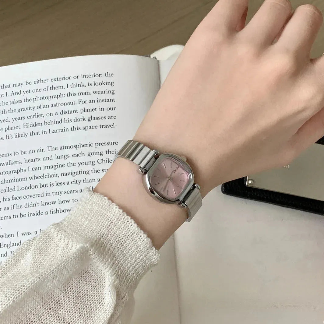 Women Luxury Quartz Watches with Stainless Steel Strap