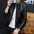 Fashionable men's leather jacket