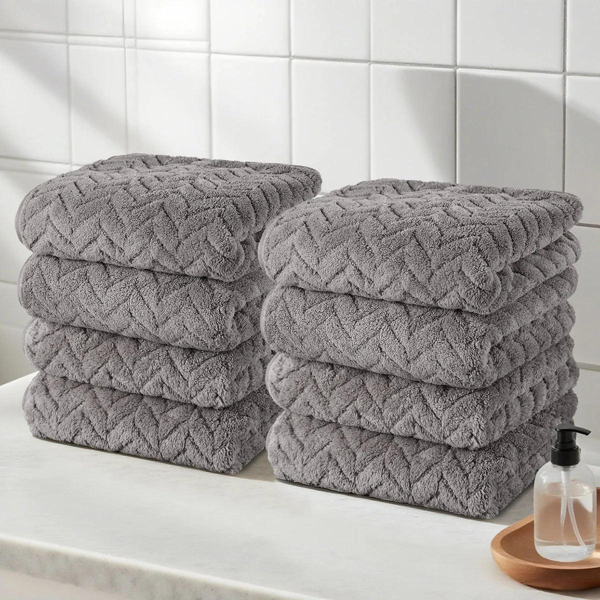 Multi Purpose Towels Quick Dry Set With Superior Absorbency