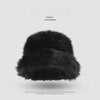 Fluffy Faux Fur Bucket Hat