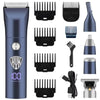 Complete grooming kit with trimmer, combs, and accessories