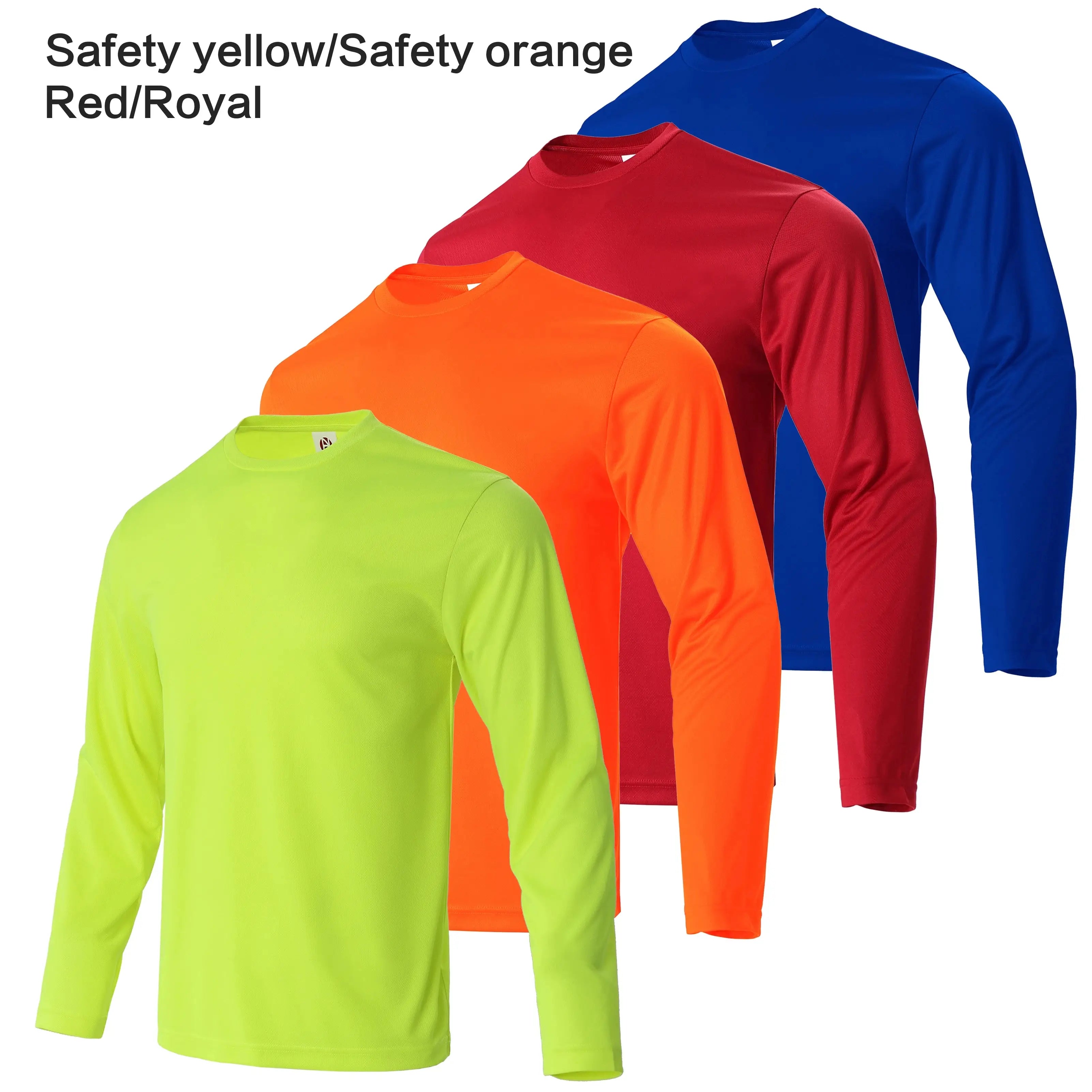 4-piece men's long sleeve quick-dry athletic T-shirt set, breathable fabric for running or fitness workouts
