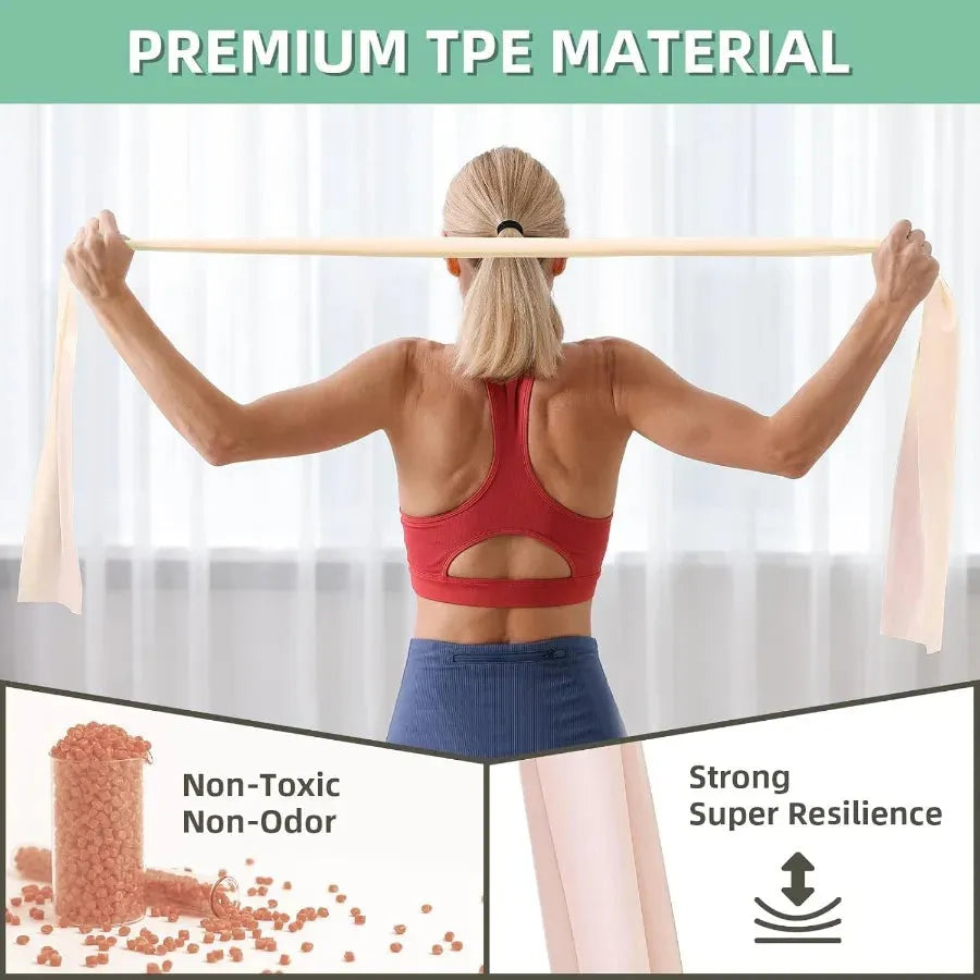 Resistance Bands Set for Strength Training and Stretching