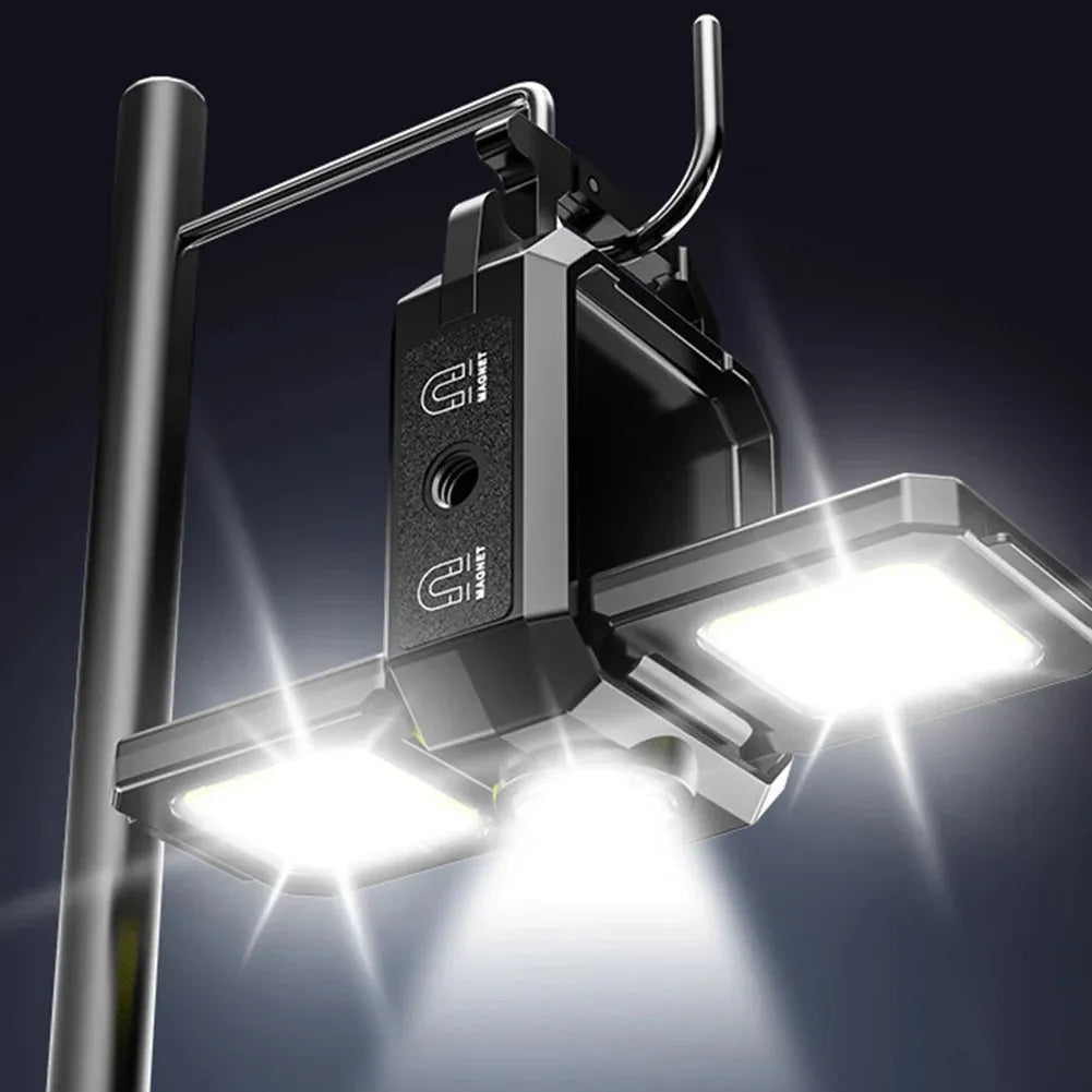 Compact Rechargeable Flashlight with 1000LM COB LED Design