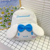 Cinnamoroll plush backpack with blue bow