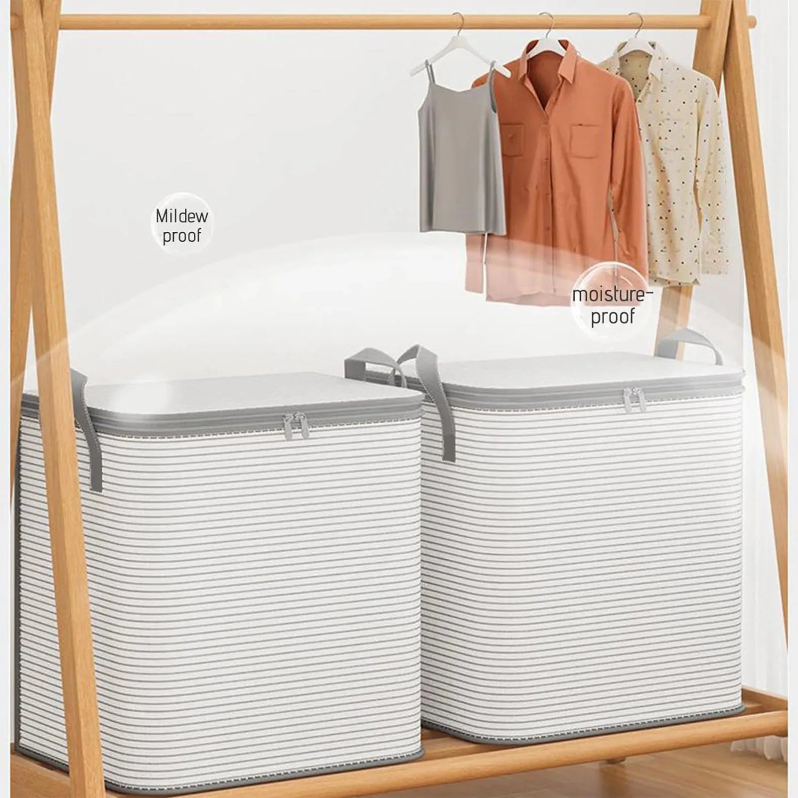 Large Storage Containers with Reinforced Handles