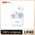 Lenovo LP40 white Bluetooth headphones in case