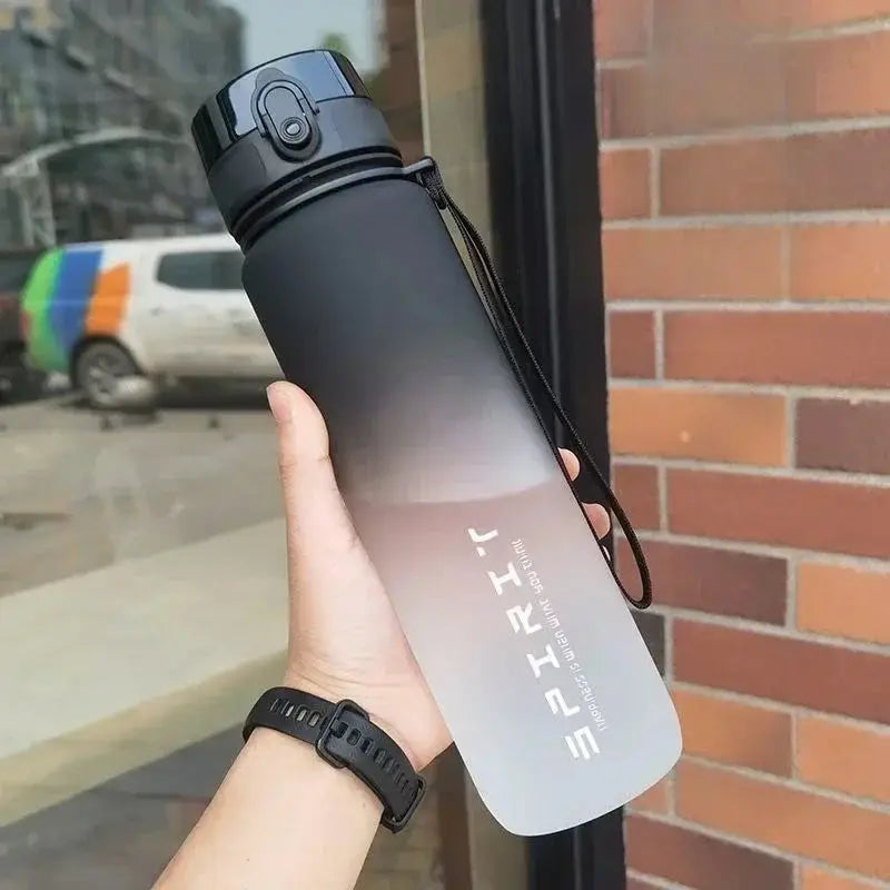 500ml/650ml/1000ml Sports Water Bottle – Leak-Proof & Portable Plastic Cup for Gym, Fitness, Travel & Outdoor Activities