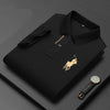 Pure bordado cotton polo shirt for men