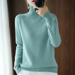 Basic merino wool sweater for autumn and winter - PMMNAPOLES