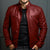 Leather jacket for men