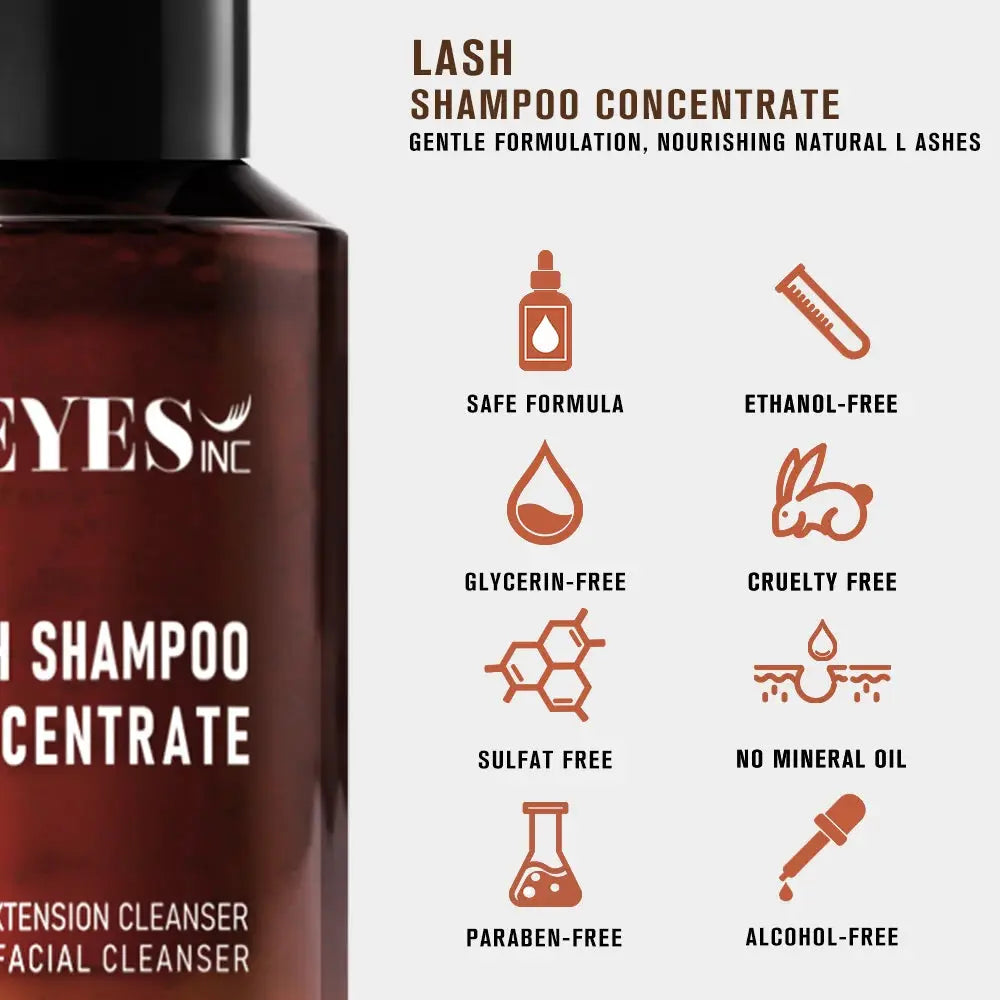 Lash Shampoo Concentrate 100ml Non-Irritating & Gentle Deep Cleanser