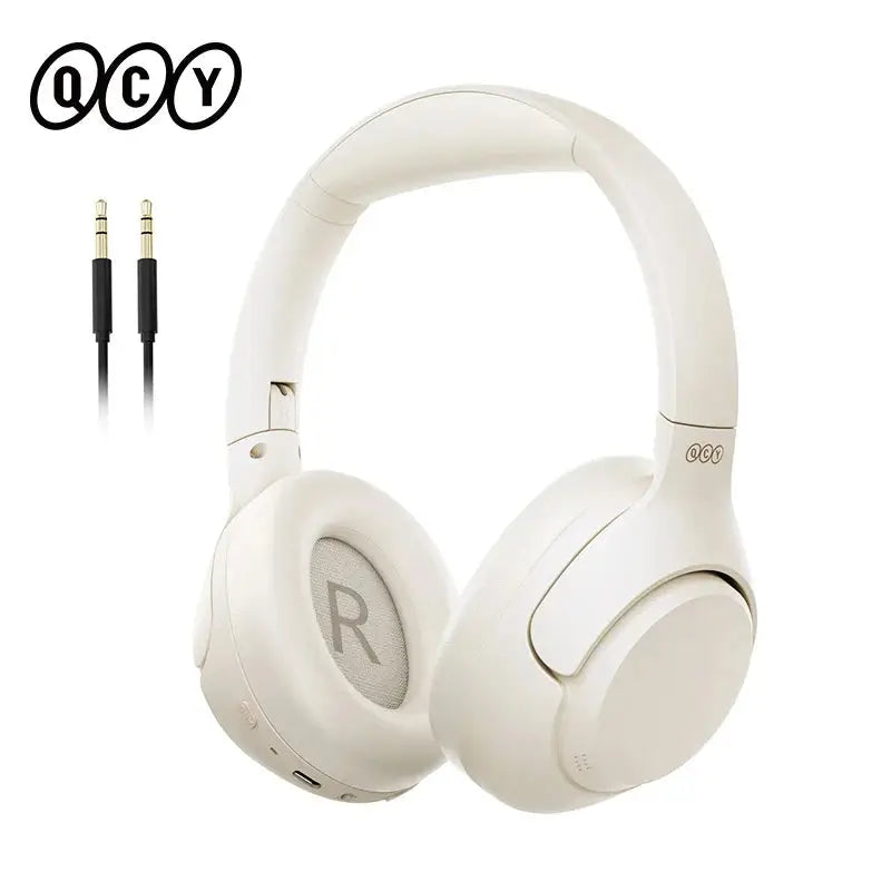 Wireless Over-Ear Headphones Bluetooth 5.4 with 43dB ANC Hi-Res Audio & 60H Playtime