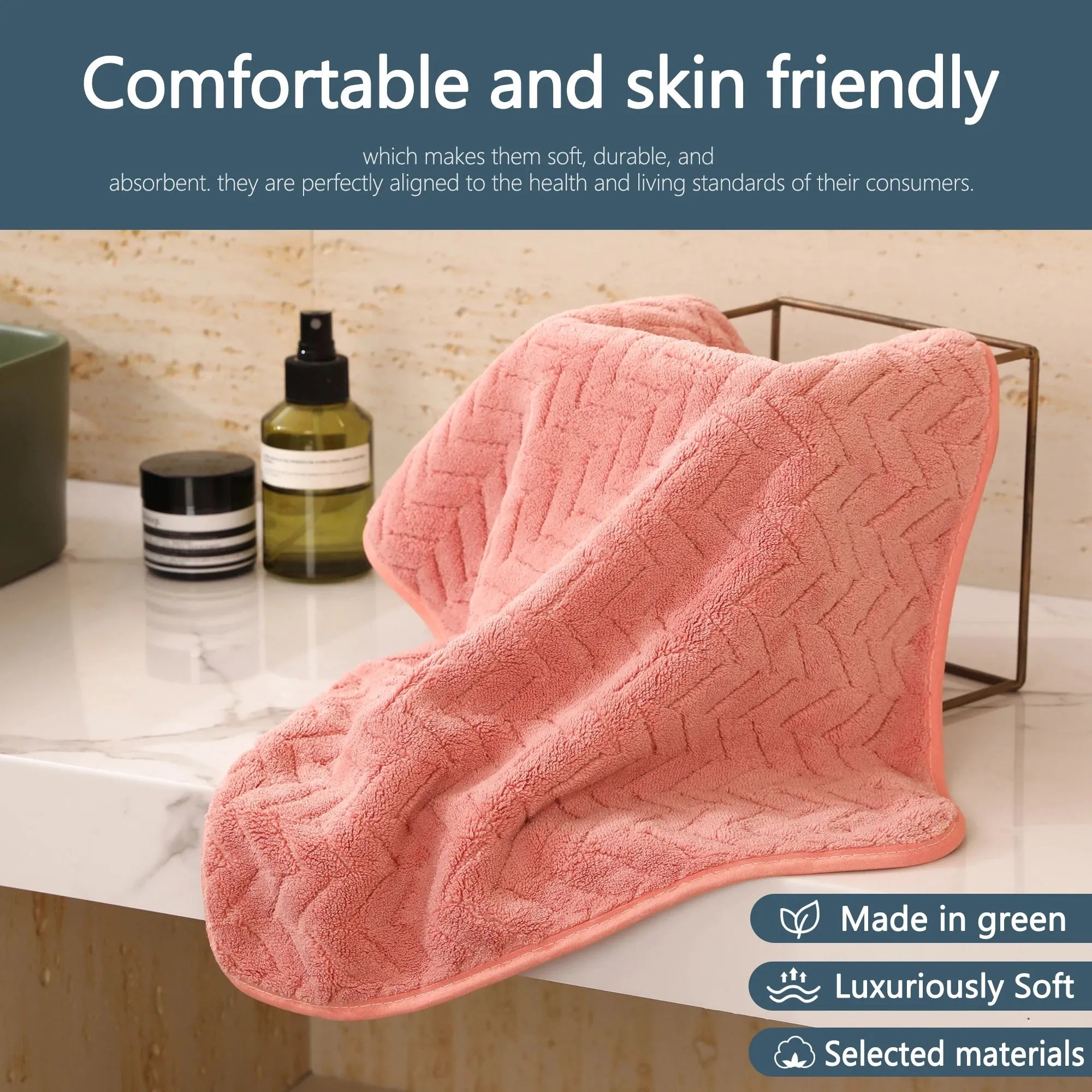 Multi Purpose Towels Quick Dry Set With Superior Absorbency