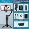 M02 AI tracking version gimbal with accessories and packaging