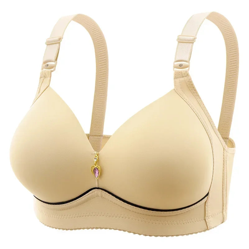 Nude bra without steel rings