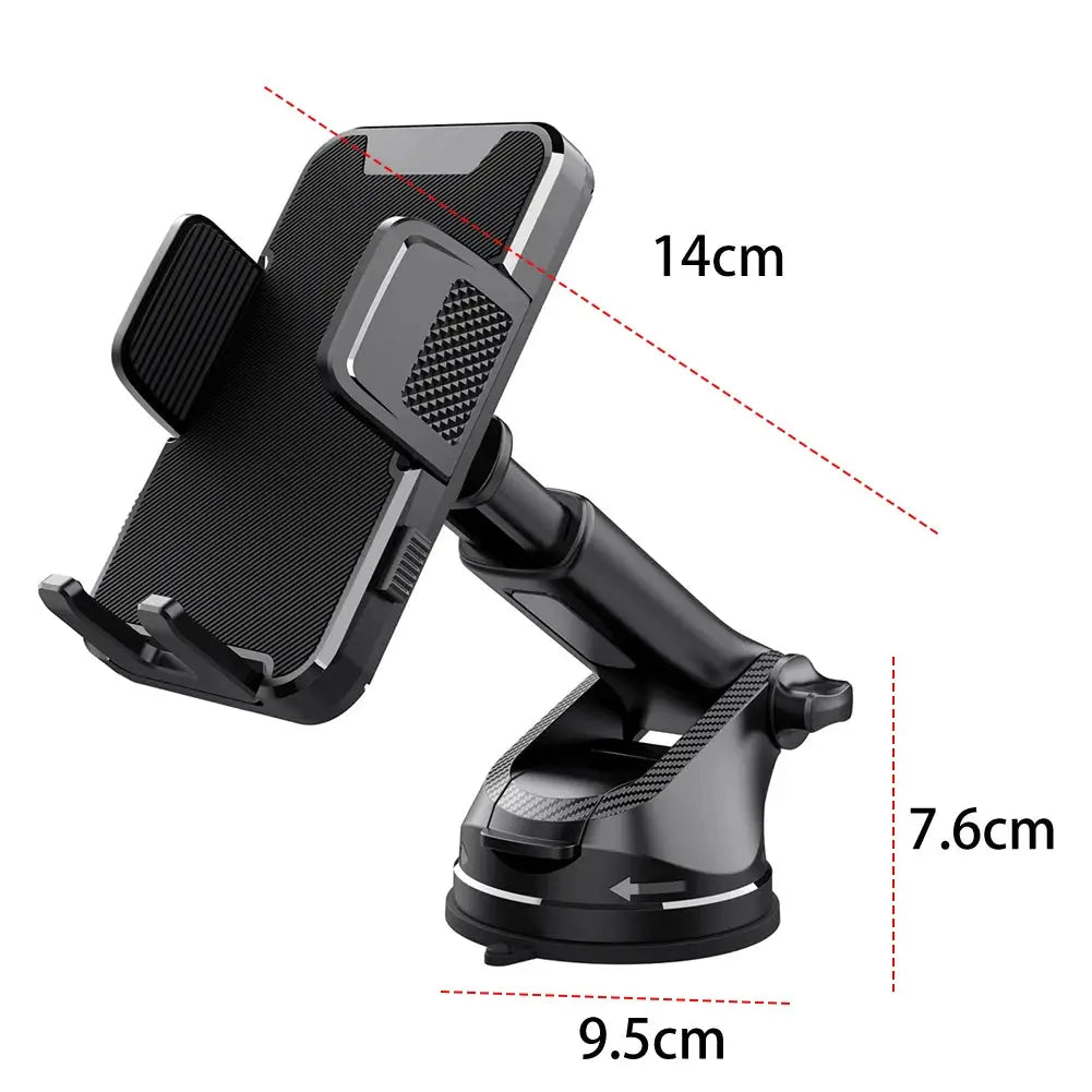Gravity Car Phone Holder – 360° Rotating Dashboard & Windshield Mount – Universal Stand for 4.7"–7.9" Cellphones