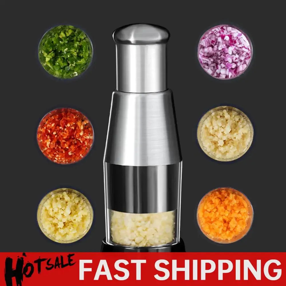 Stainless Steel Vegetable Chopper Manual Mini Mincer