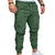 Men's adjustable drawstring pocket pants