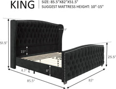 King size bed frame