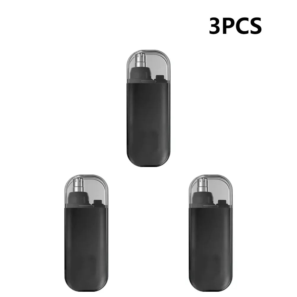 Electric nose hair trimmer, 7000 RPM motor, dual-edge blades, USB rechargeable, painless grooming (1–5 pcs)