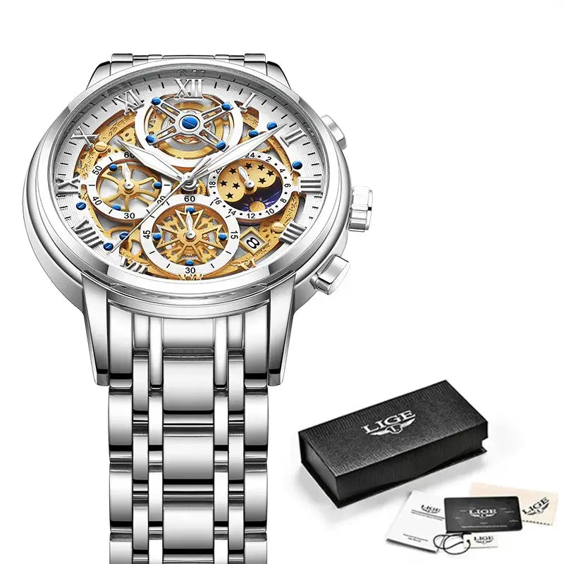 Men's  Quartz Watch – Waterproof Business Sport Style with Fashion Design