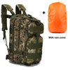 Digital camo first aid outdoor backpack with rain cover