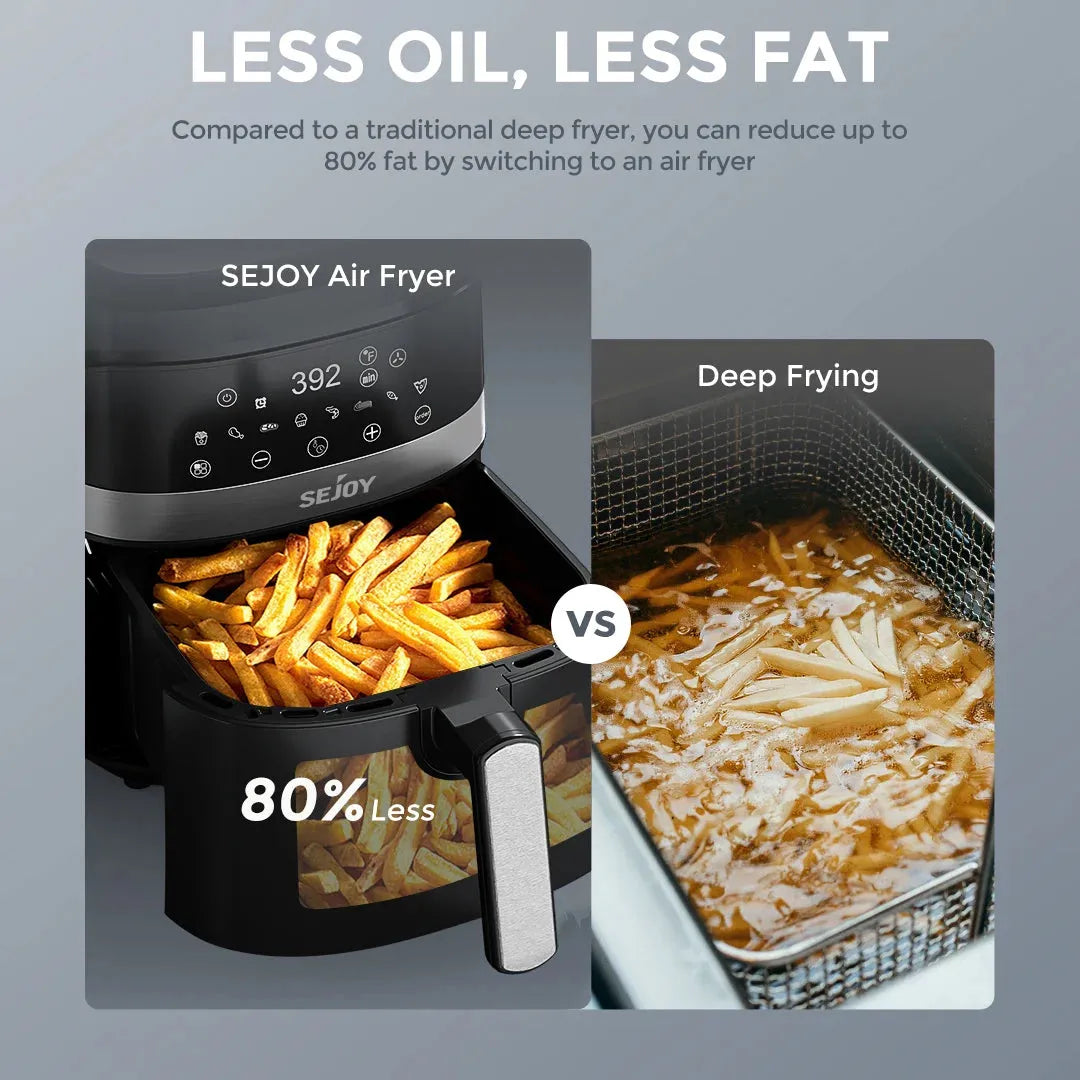Air Fryer 8 in 1 Electric 6L Oil Free Cooking Oven