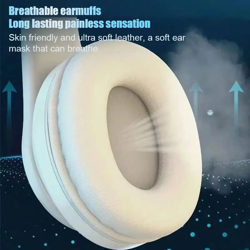 Wireless Gaming Headset – Lightweight Foldable Design with Built-in Microphone – Compatible with 3.5mm Audio Cable