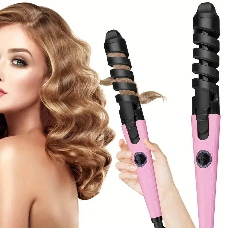 2 in 1 Hair Straightener with Ceramic Automatic Curling