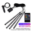 48 LED car light kit with cigarette lighter power and remote control