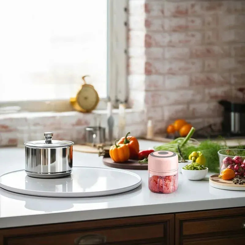 Electric Food Chopper Mini USB Garlic Cutter Portable