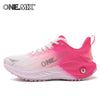 Pink breathable running shoes for men